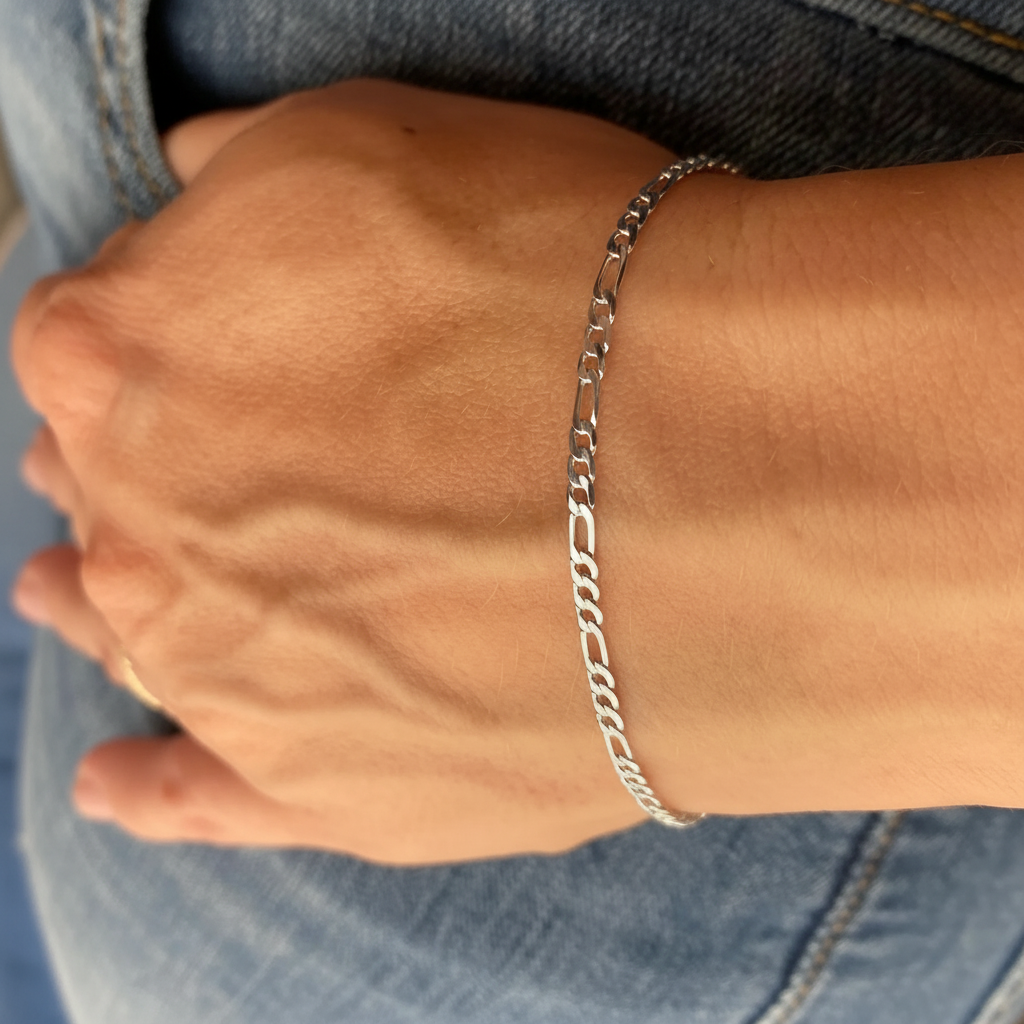 Silver Lil Fig Bracelet