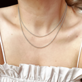 Silver Tiny Rolo Chain