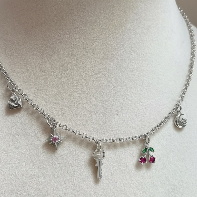 Silver Tiny Rolo Chain