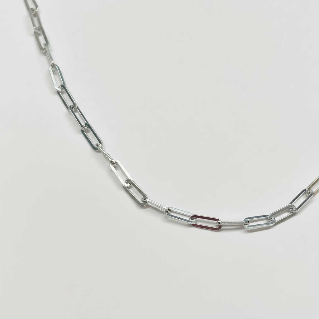 Silver Link Charm Necklace