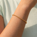 Gold Tiny Rolo Bracelet