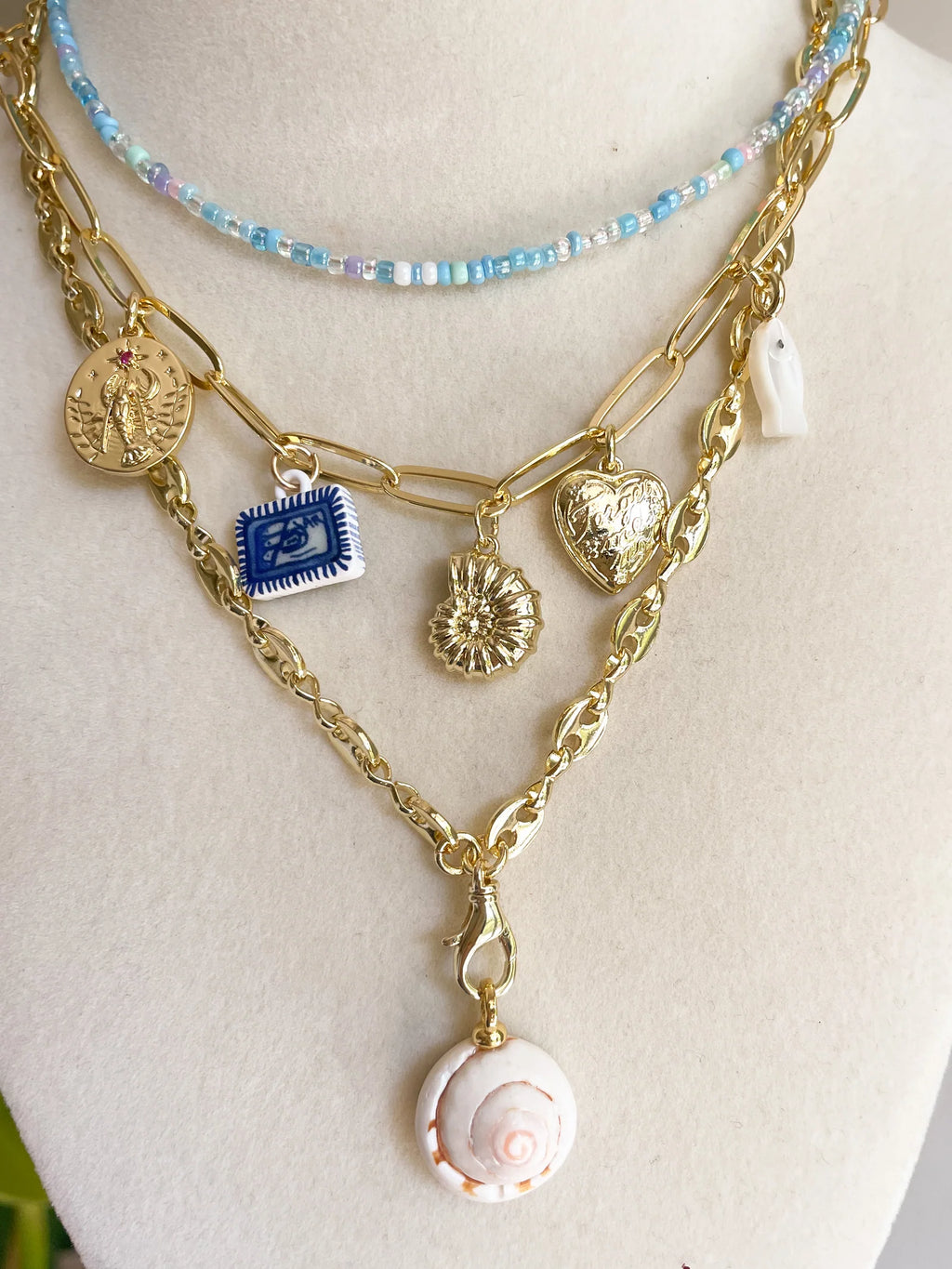 Mini Pearl Abalone Charm