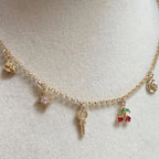 Gold Tiny Rolo Chain