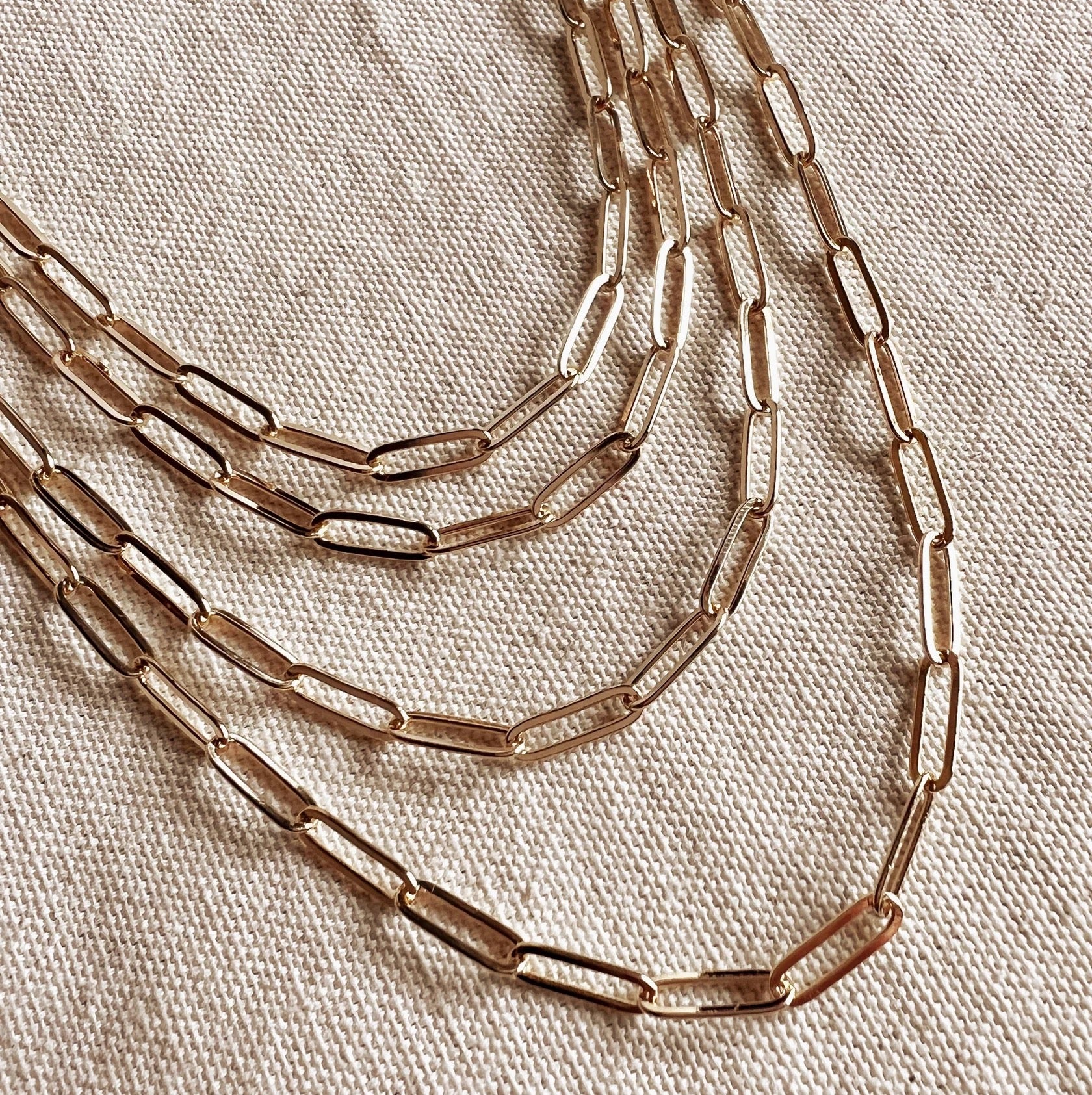 Elongated Link Chain