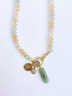 The Laguna Beaded Charm Necklace
