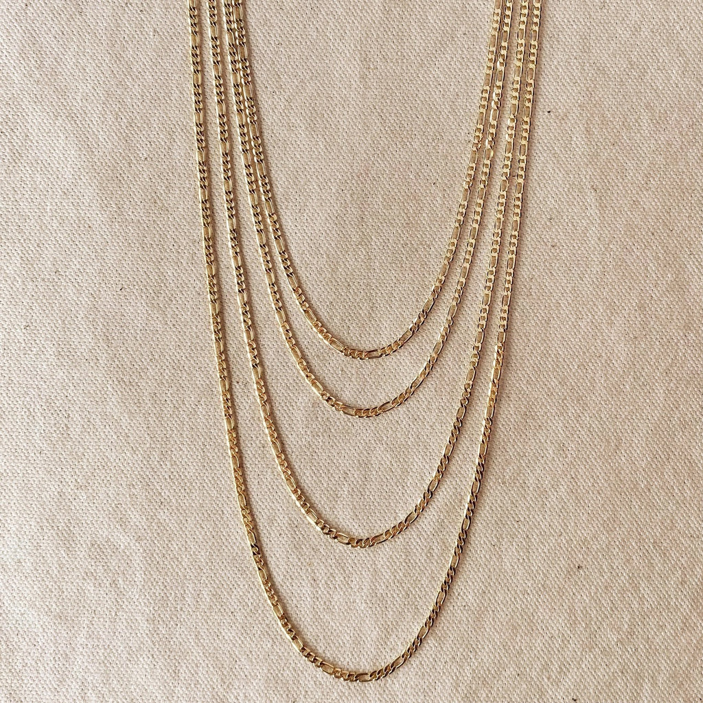 Gold Lil Fig Necklace
