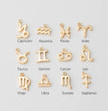 Gold Tiny Zodiac Sign