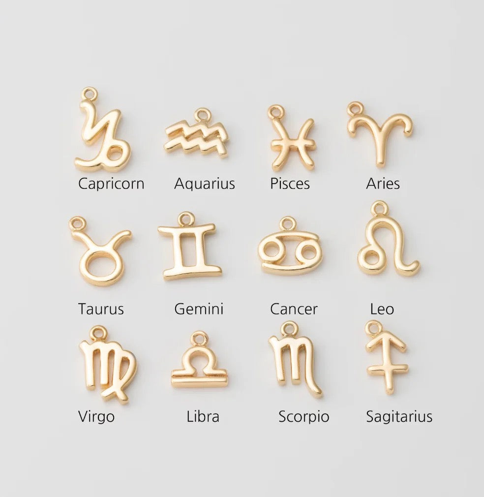 Gold Tiny Zodiac Sign