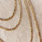 Gold Lil Fig Necklace