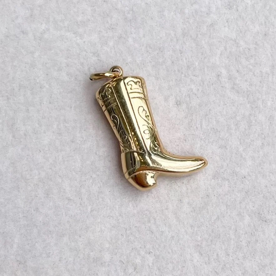 Gold Cowgirl Boot