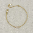 Solitaire Bezel Bracelet