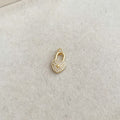 Pave Heart Lock