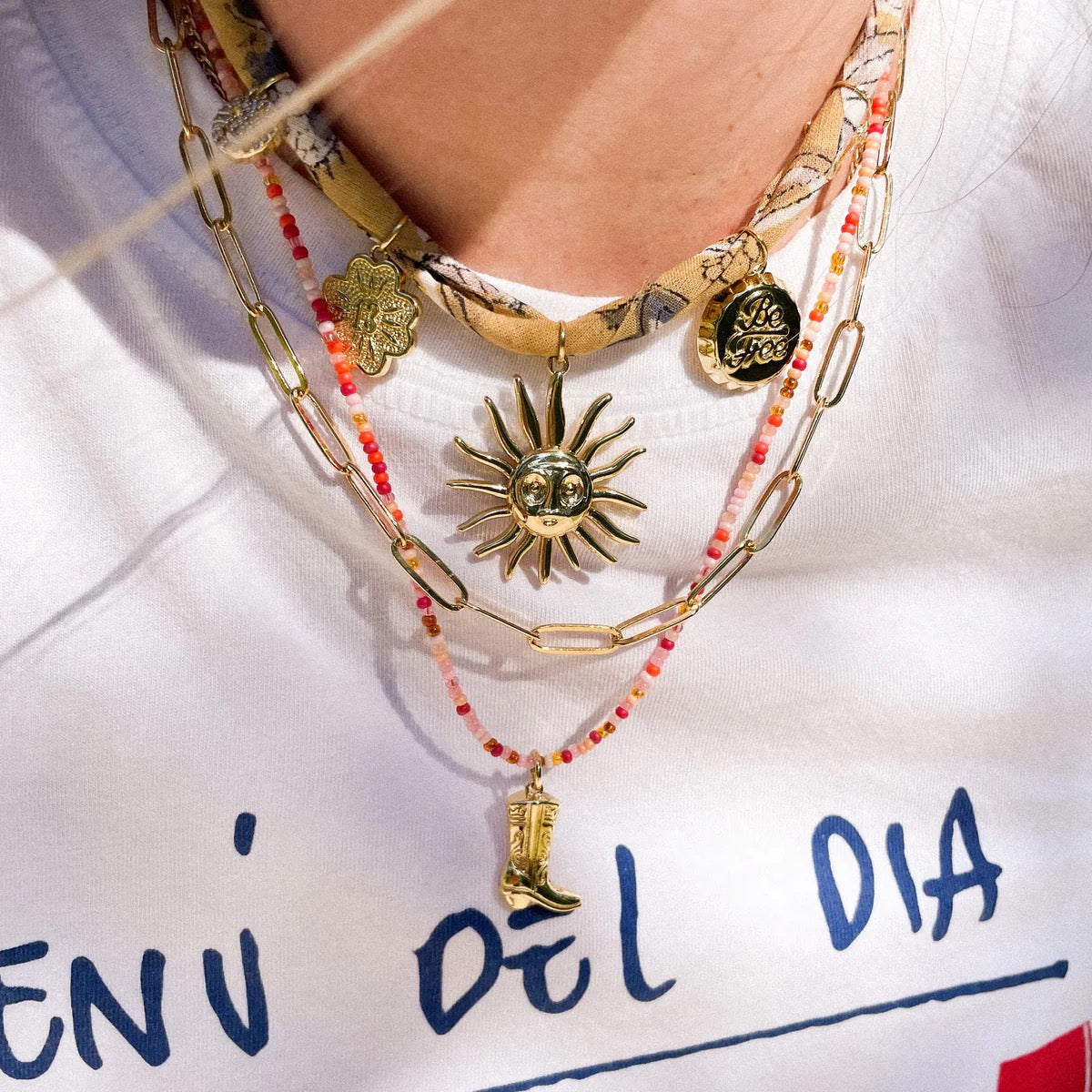 Beaded Layering Necklace