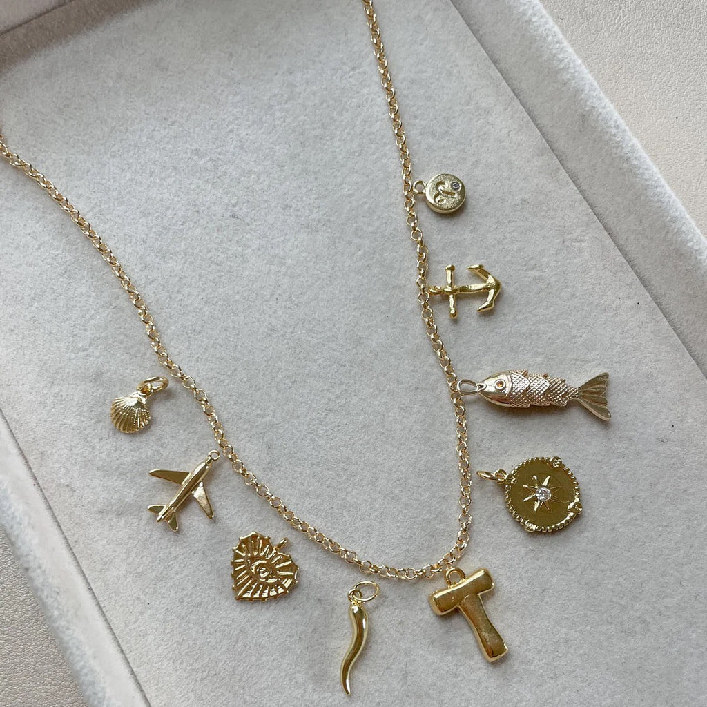 Gold Tiny Rolo Chain