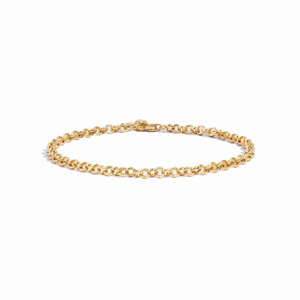 Gold Tiny Rolo Bracelet