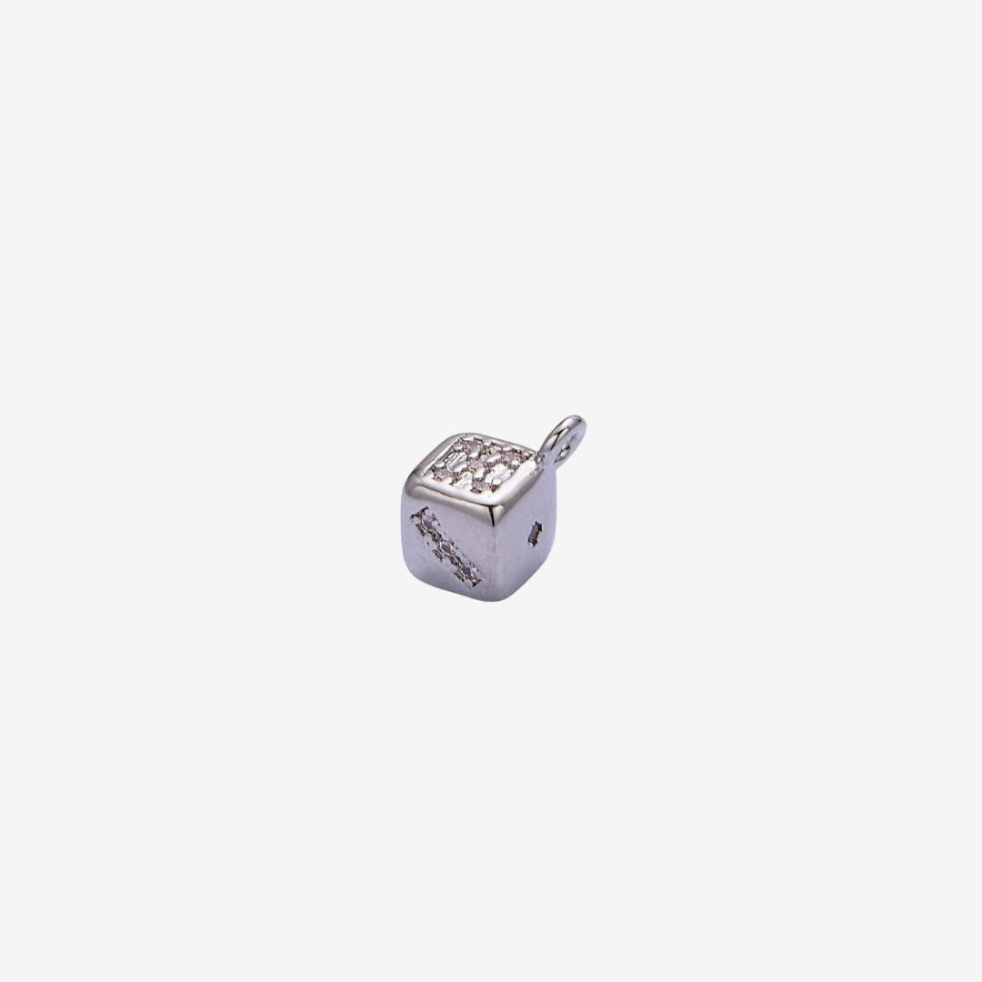 Silver Lucky Dice