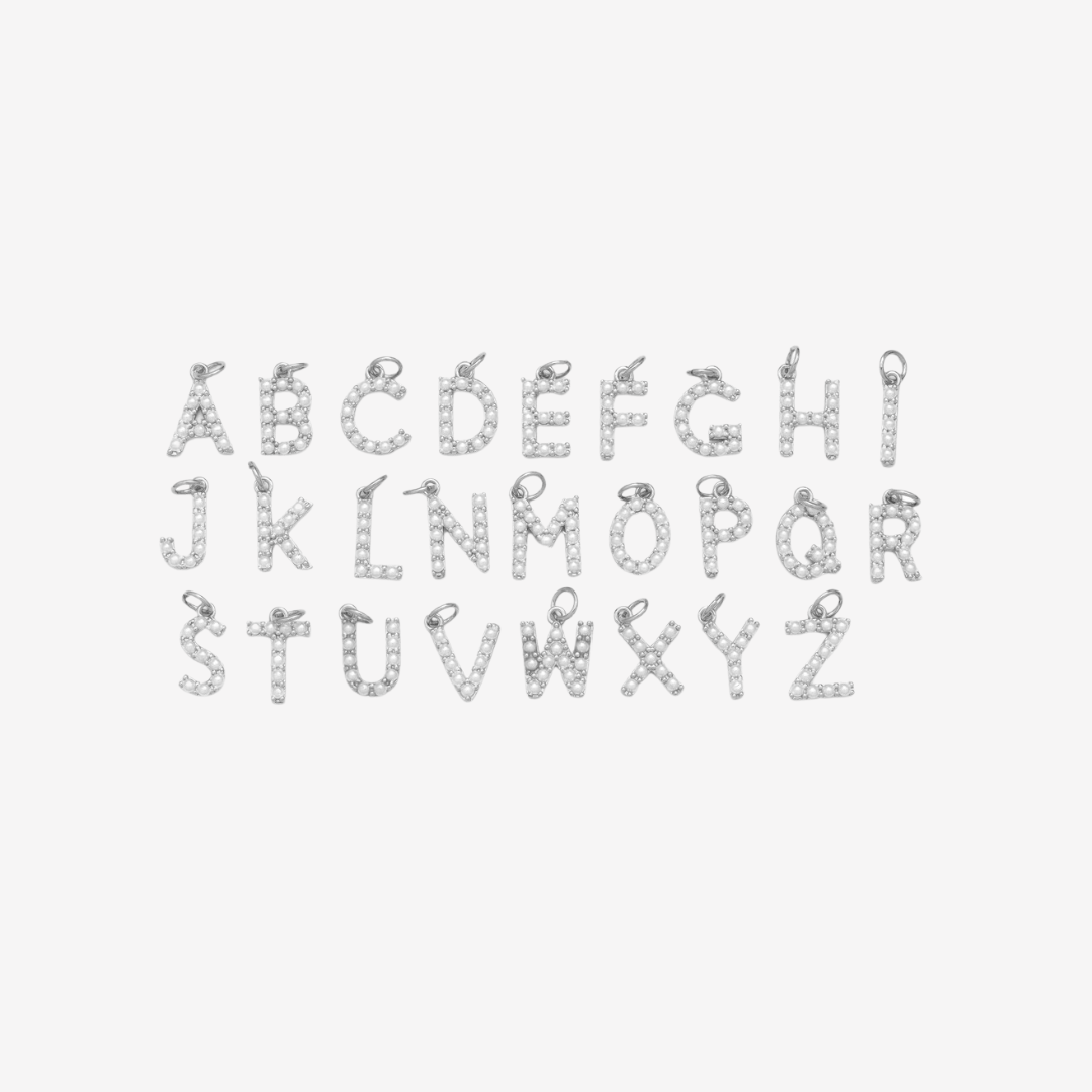 Silver Pearl Letters