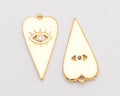 Flat Evil Eye Heart