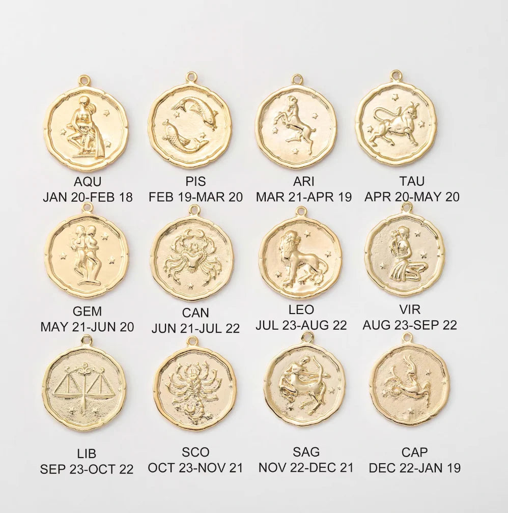 Zodiac Stamped Coin